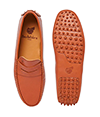 light brown Leather Driving shoes image