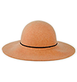 beige woman floppy big hat image